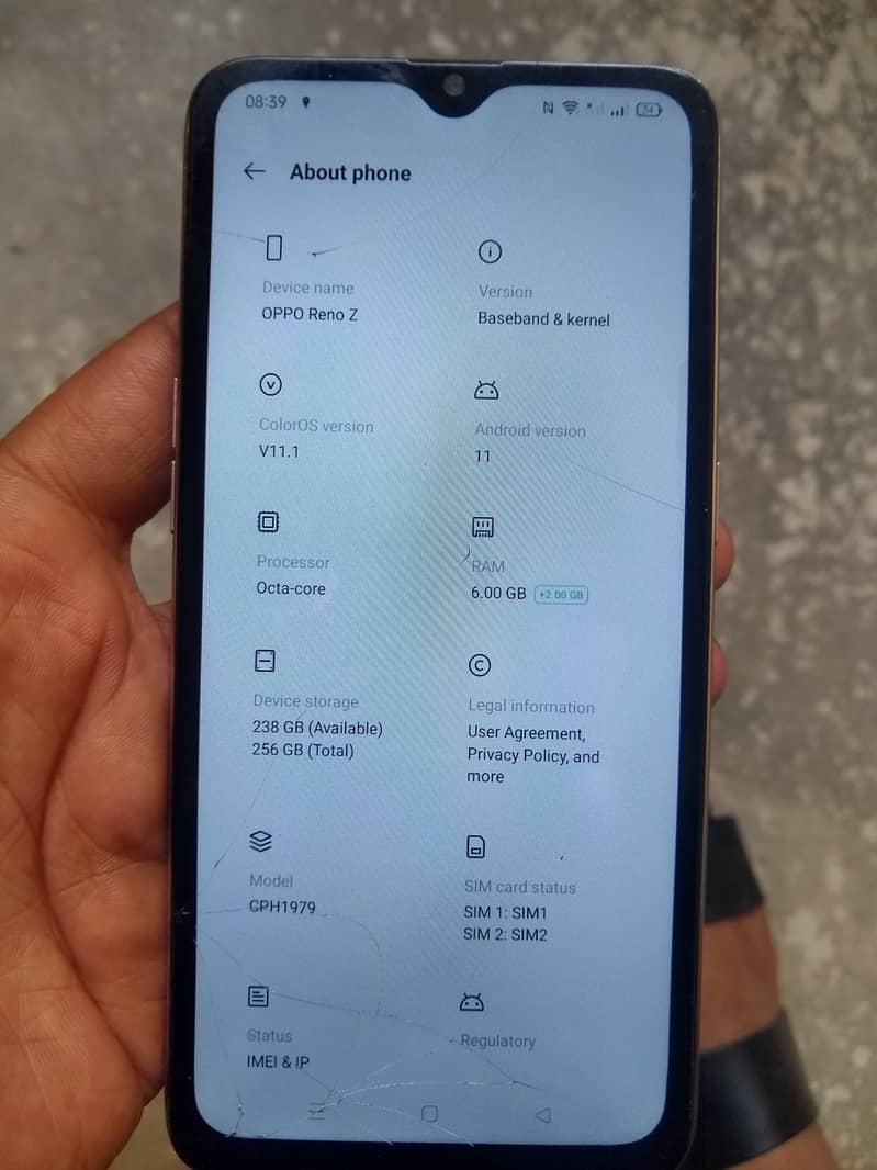 OPPO RENO Z (6-256) NON PTA READ ADD 1