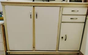 WOOD CABINET IN WHITE COLOUR