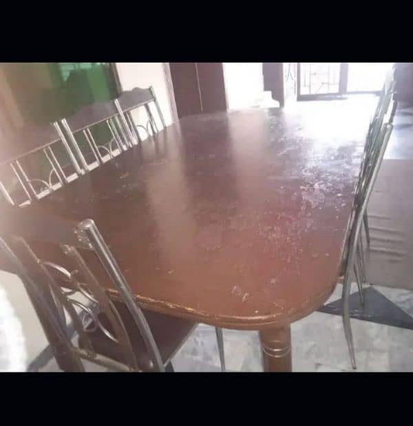 Dining table with 6 chairs 0