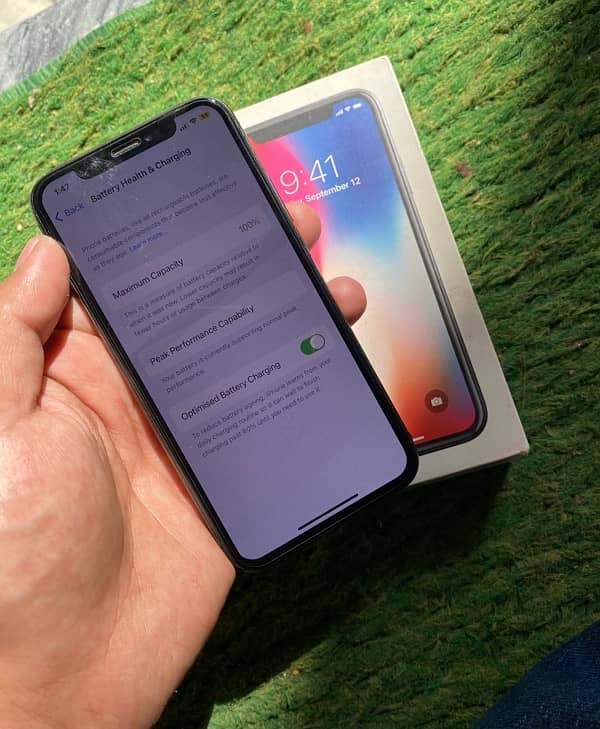 iphone x 64gb with box 2