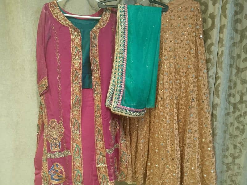 lehnga dress in four piece 2