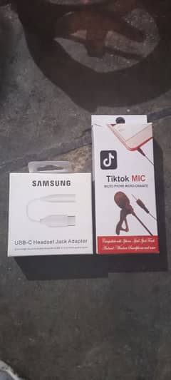 TikTok Mic And Type c adapter