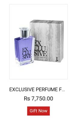 J. Exclusive perfume