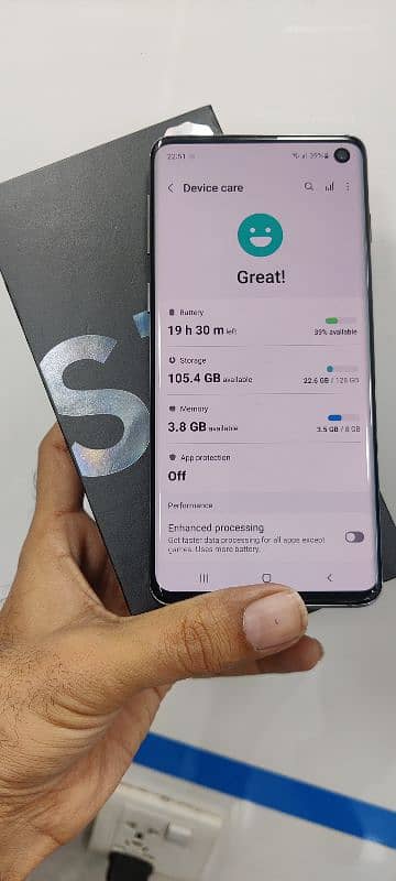Samsung S10 8/128 Dual Sim official PTA approved with box 3