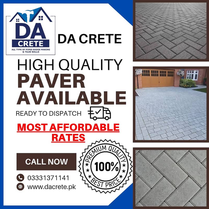 HIGH QUALITY PAVER BLOCKS 0