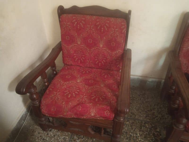 sofa set of wood for sale 0