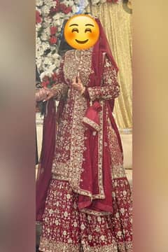 Farshi Bridal Lehanga (Reddish Maron Color)