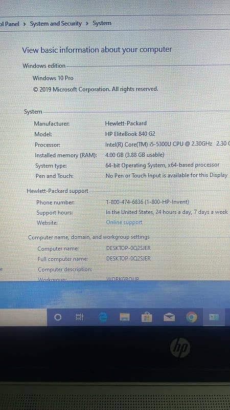 Hp Elitebook 840 G2 | i5 5th Gen 5