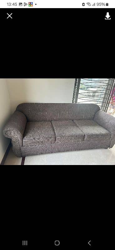 3 and 1 seater for sale 0