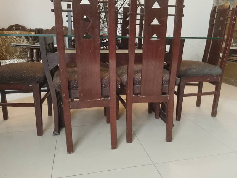 Dining Table set with 6 chairs 2