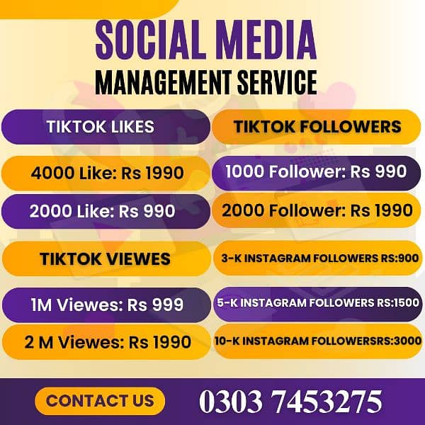 TikTok,Instagram,YouTube. Facebook I Likes Views Followers Subscribers 0