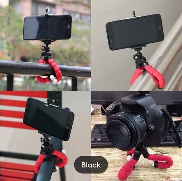 Curve-able adjustable Tripod Stand With mobile holder 2