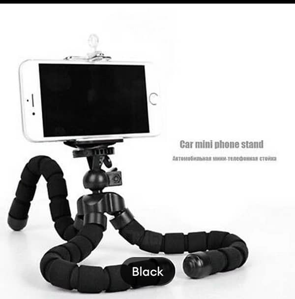 Curve-able adjustable Tripod Stand With mobile holder 3