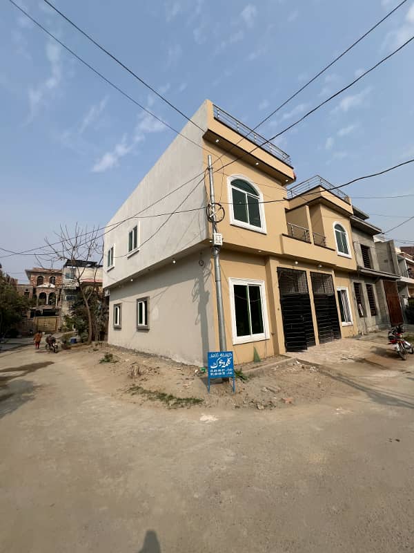 2.5 marla brand new corner spanish style elegant house for sale in Al Rehman garden phase 4 near jallo park main canal road Lahore 24