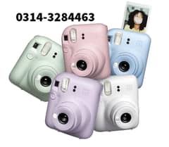 Fujifilm INSTAX Mini 12 Instant Film Camera New Sealed Multiple Colore