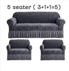 Zabra Sofa Cover 1 seater &2/3/5/6/7 seater All Colors Available