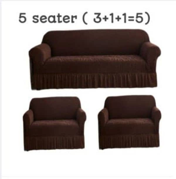 Zabra Sofa Cover 1 seater &2/3/5/6/7 seater All Colors Available 2