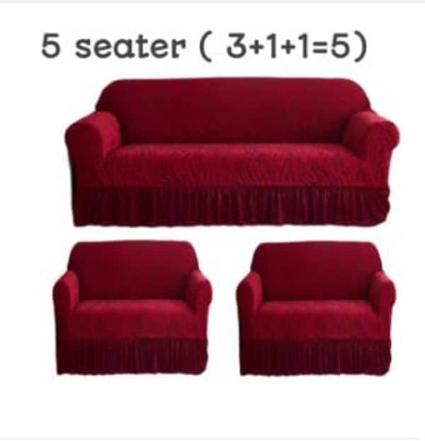 Zabra Sofa Cover 1 seater &2/3/5/6/7 seater All Colors Available 3