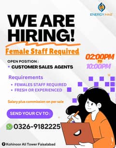 CALL CENTER | JOBB OFFER FOR FEMALES