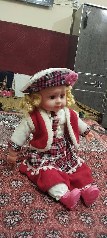 Fancy Baby Stuffed Doll with Music - Large 3