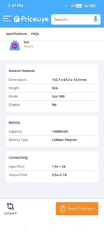 itel 10000mah powerbank 4