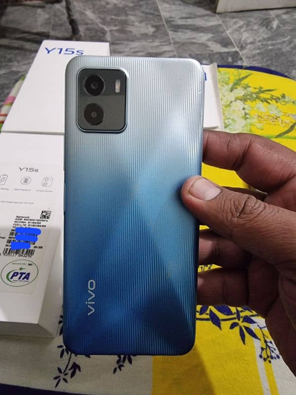 vivo y15s with box dual sim official pta approved 15