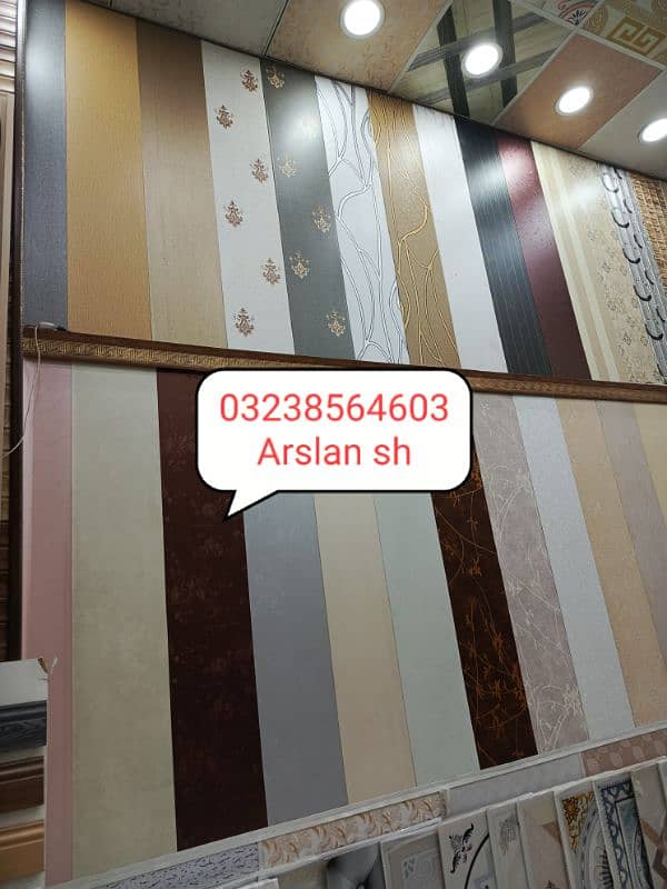 Pvc & wpc wall panel-3D Wall papers-vinyl flooring -gypsum ceiling 2x2 9