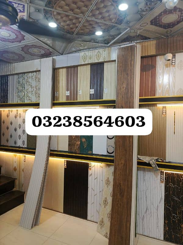 Fluted Panel-Pvc Wall Panel- Plain Pvc-PS Wall Panel- MEDIA WALL 2