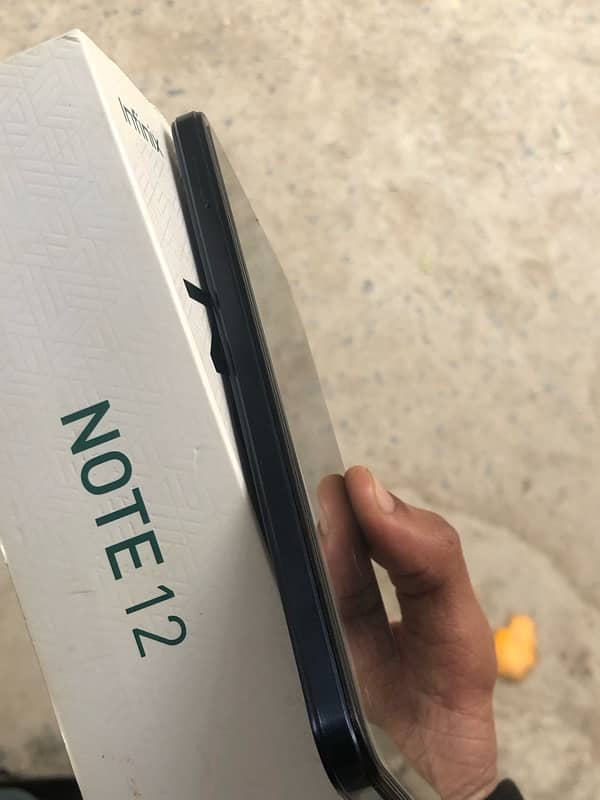 Infinix note 12 8 128gb with box charger 3