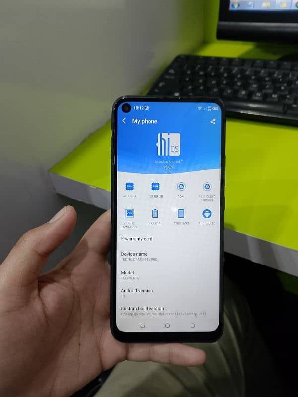 tecno camon 15 4/128gb official 0