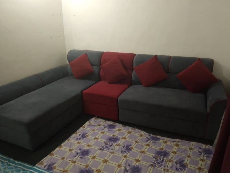 L Shape Sofa Brand New 1