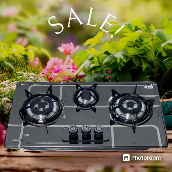 automatic steel Gas Hob 2