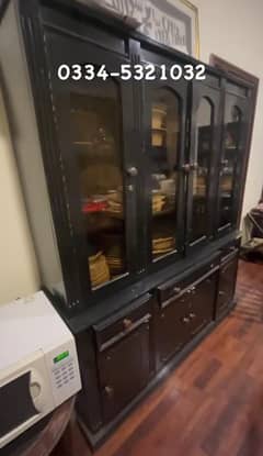 Wooden Showcases- Showcases- Crockery Cabinets- Showcases for sale