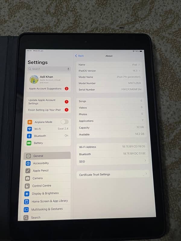 Ipad 7th gen 5