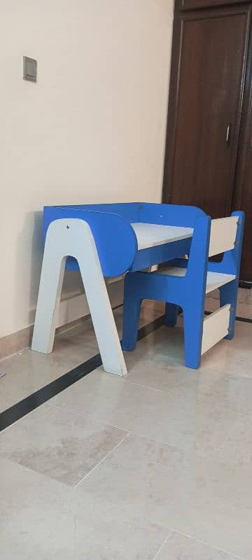 2 Sets of Study Tables for Kids with Chairs 0