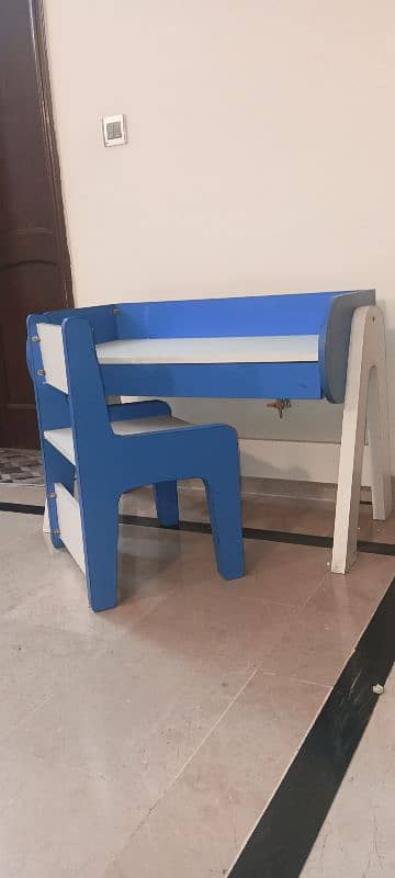 2 Sets of Study Tables for Kids with Chairs 1