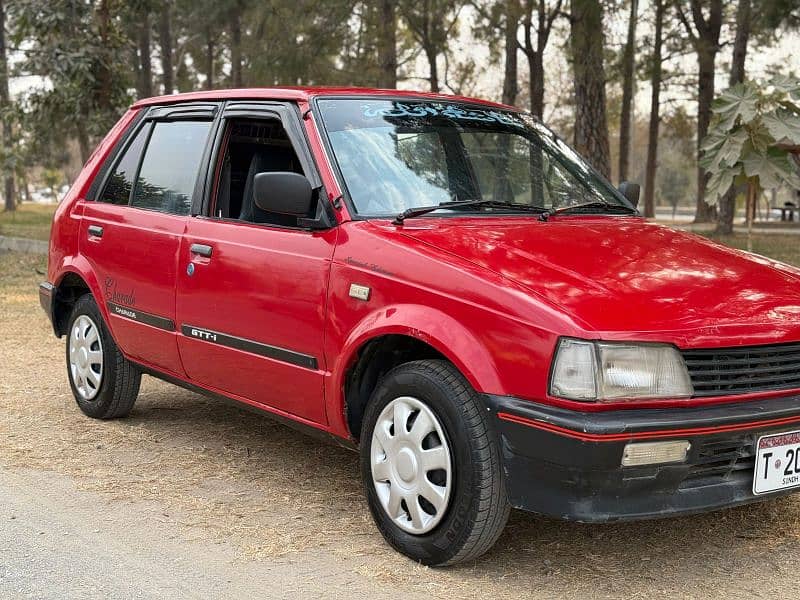 Daihatsu Charade 1986 model karachi reg(Read ad carefully) 4