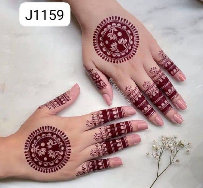 Mehndi Stickers 1