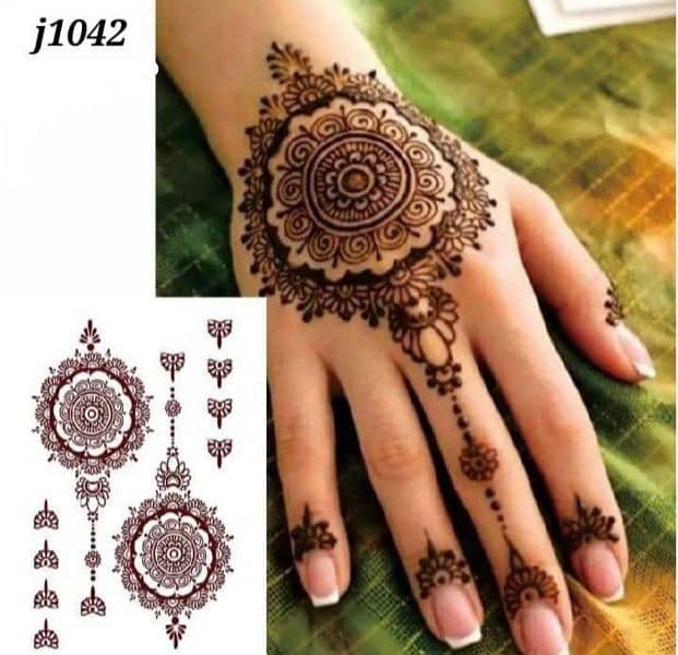 Mehndi Stickers 2