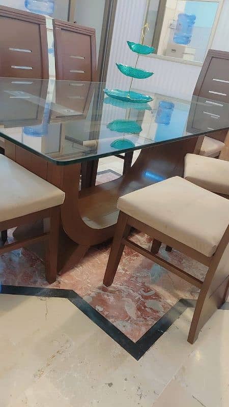 Dinning Table with 6 Chairs 4