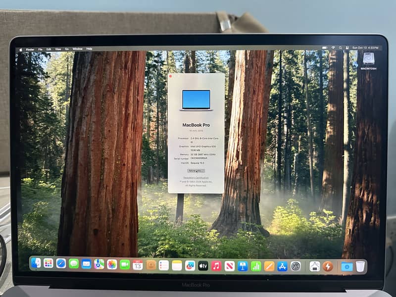 MacBook Pro 2019 16” 32GB RAM 500GB SSD core i9 4GB GPU 2