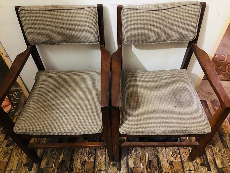 wooden Chairs Good Condition 1