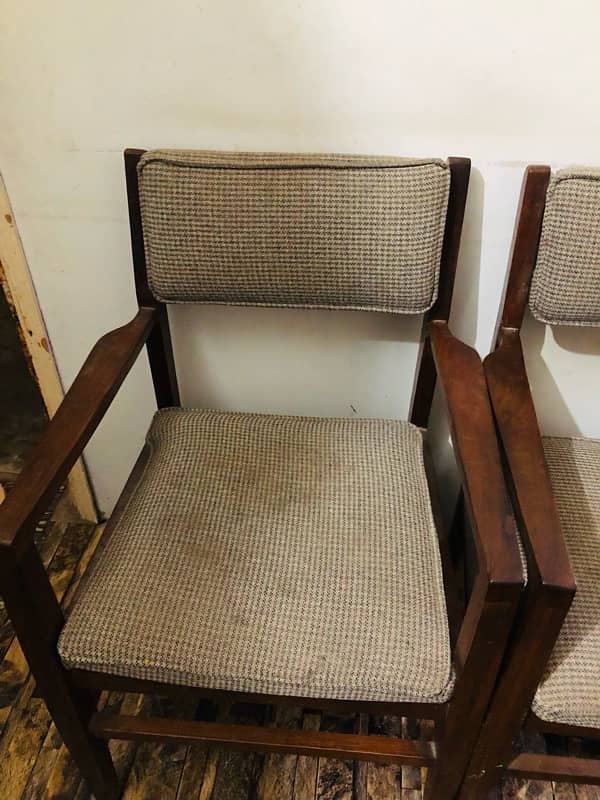 wooden Chairs Good Condition 2