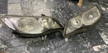 Honda Civic Reborn front lights 2006 to 2013 10/8.5 condition