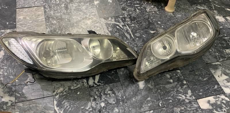 Honda Civic Reborn front lights 2006 to 2013 10/8.5 condition 0