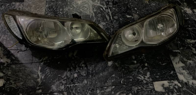 Honda Civic Reborn front lights 2006 to 2013 10/8.5 condition 4