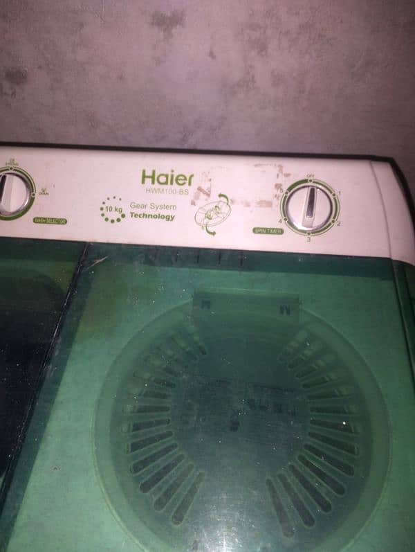 Haier twin tub washing machine HWM100 BS 1