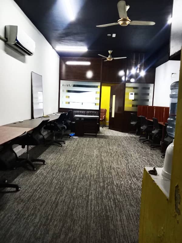 600 sqft Fully Furnished Office Main Boulevard Gulberg Original Pics Attached 0