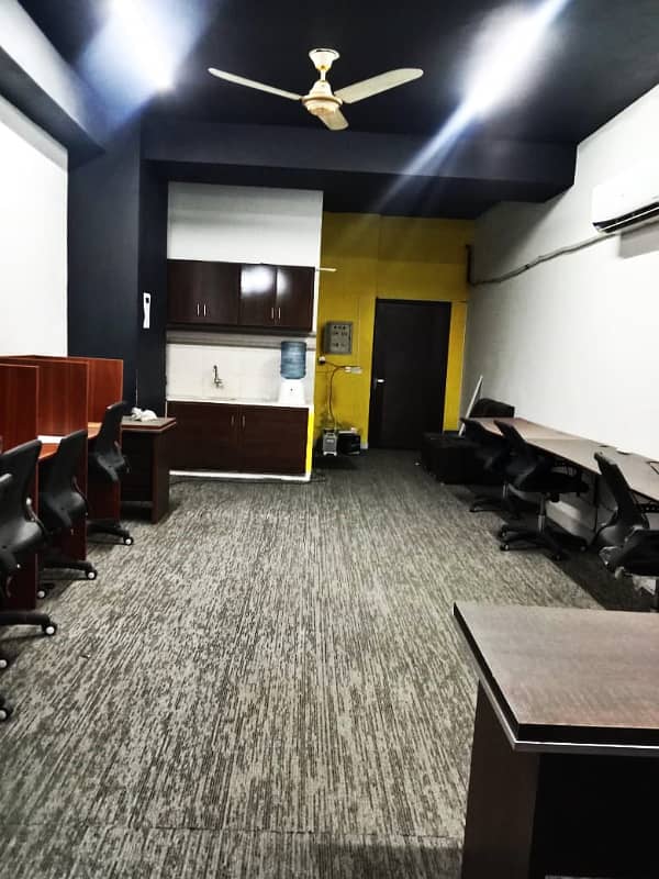 600 sqft Fully Furnished Office Main Boulevard Gulberg Original Pics Attached 2