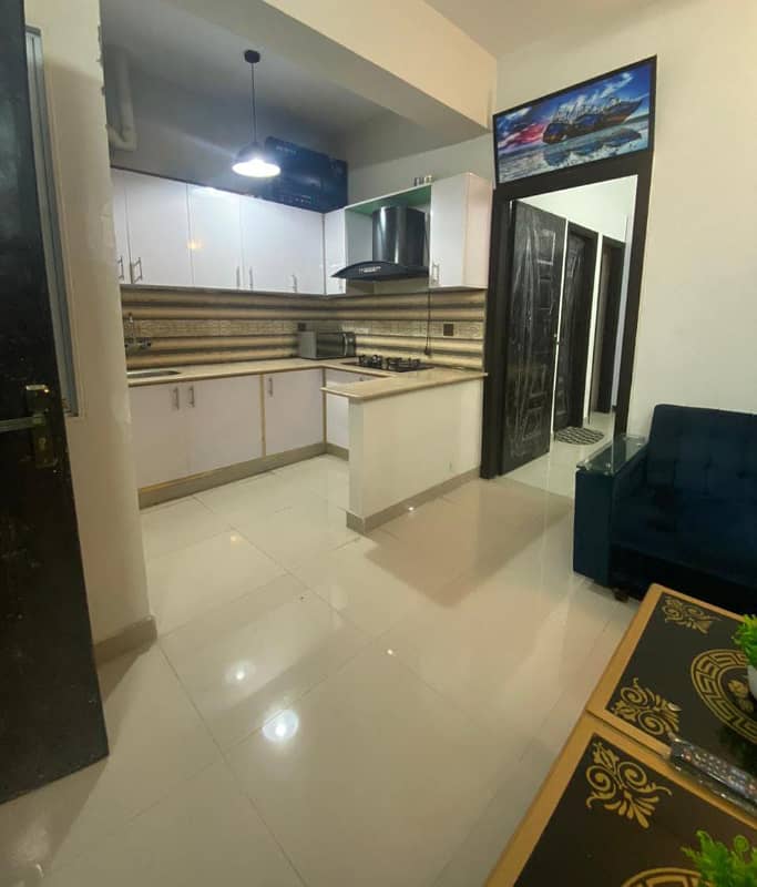 1 bed furnished apartment available for rent in gulberg green islamabad 7